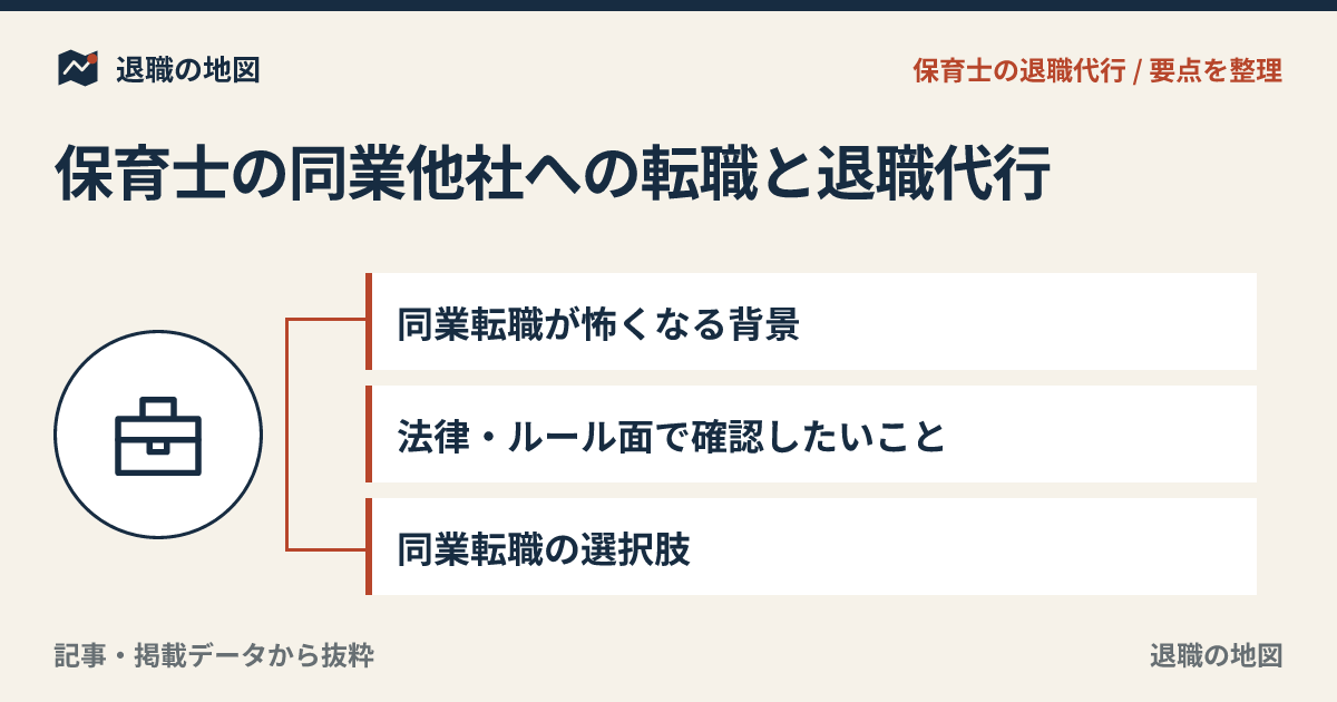 保育士の同業他社への転職と退職代行｜次の園にバレるか不安なあなたへ